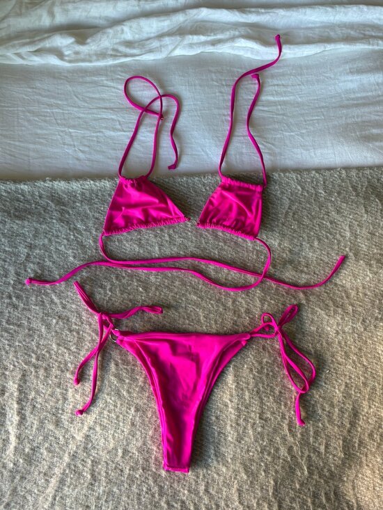 SHEIN Other - Pink Stringy Bikini